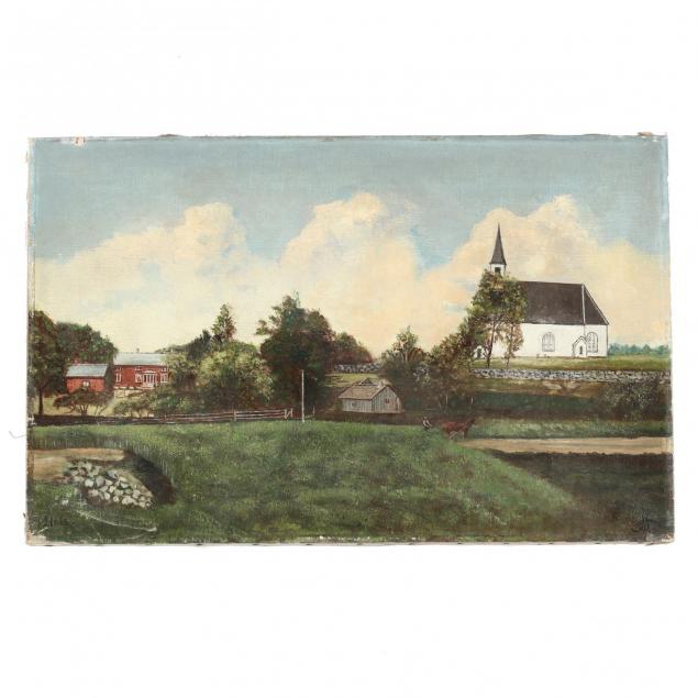 vintage-painting-of-a-country-town