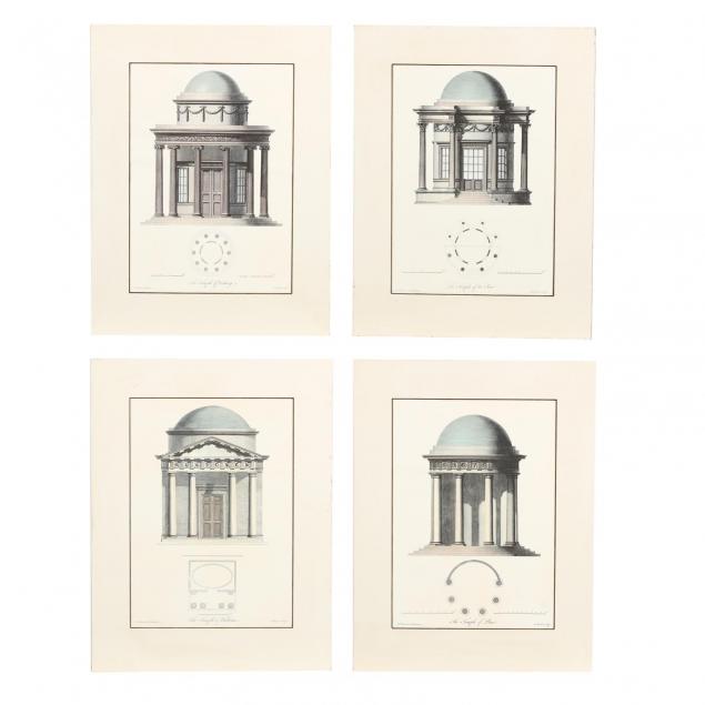 after-sir-william-chambers-br-1723-1796-four-prints-from-i-plans-elevations-sections-and-perspective-views-of-the-gardens-and-buildings-at-kew-in-surry-i