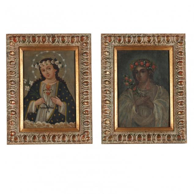two-19th-century-mexican-retablos-of-the-madonna