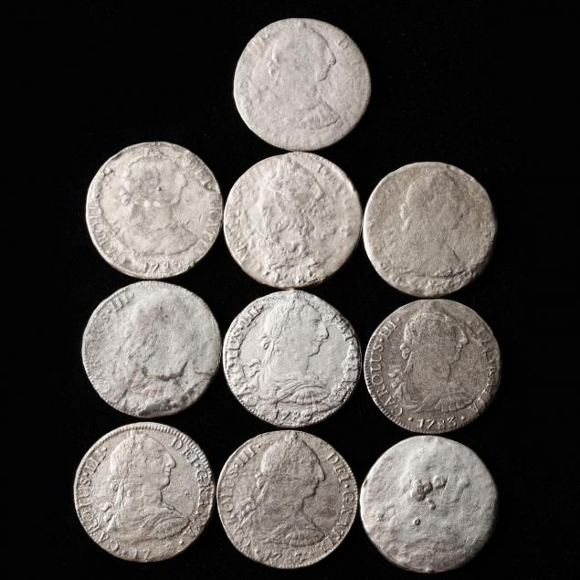 ten-milled-silver-8-reales-salvaged-from-the-1784-i-el-cazador-i-shipwreck