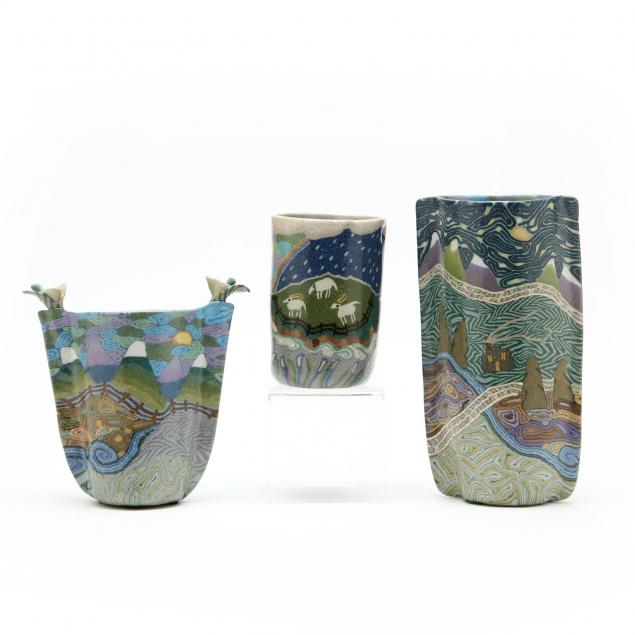three-nc-folk-art-pottery-vessels-jane-peiser