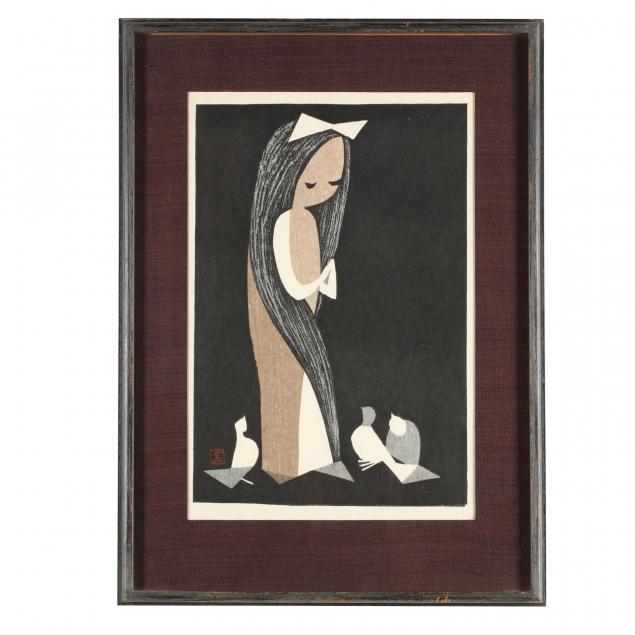 i-doves-and-girl-i-by-kaoru-kawano-japanese-1916-1965