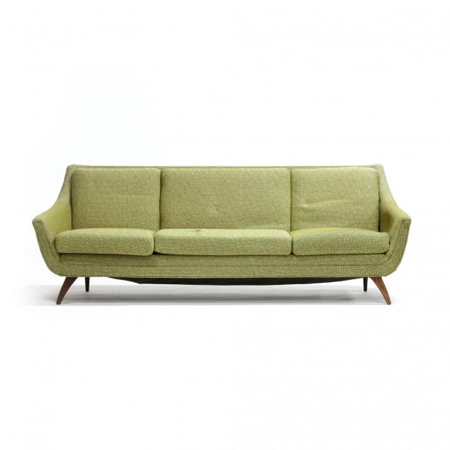 bassett-furniture-mid-century-sofa