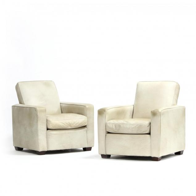 mitchell-gold-pair-of-leather-club-chairs