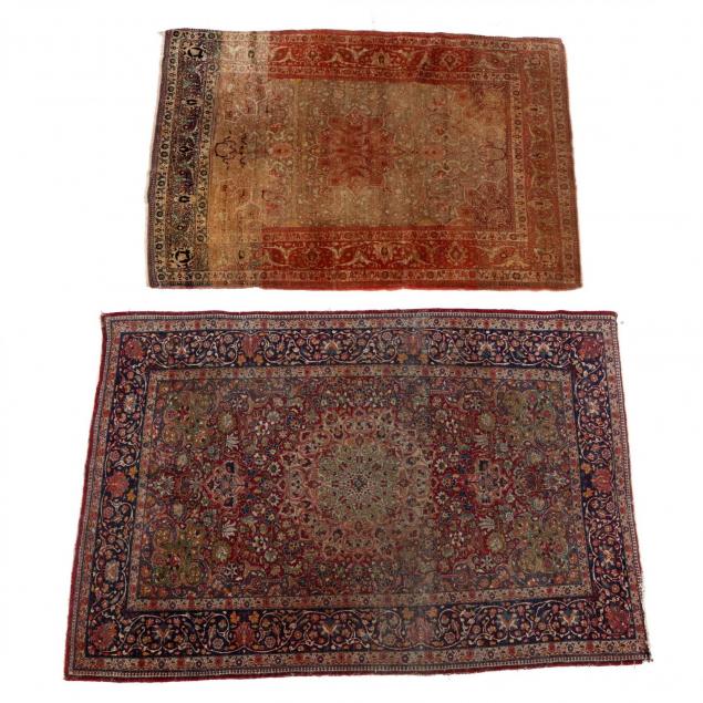 two-vintage-persian-rugs