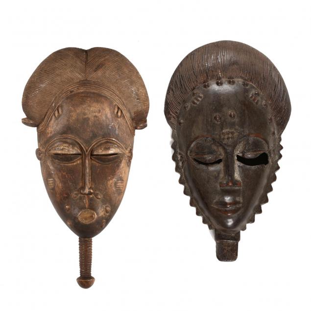 ivory-coast-two-baule-ancestral-portrait-masks
