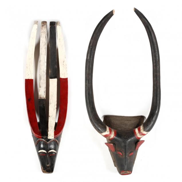ivory-coast-two-baule-guro-animal-masks