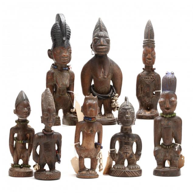 nigeria-eight-yoruba-ibedji-figures