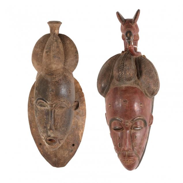 ivory-coast-two-baule-guro-masks