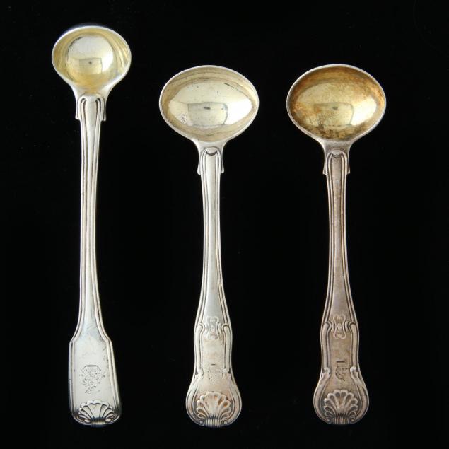 a-pair-of-georgian-silver-master-salt-spoons-mustard-ladle