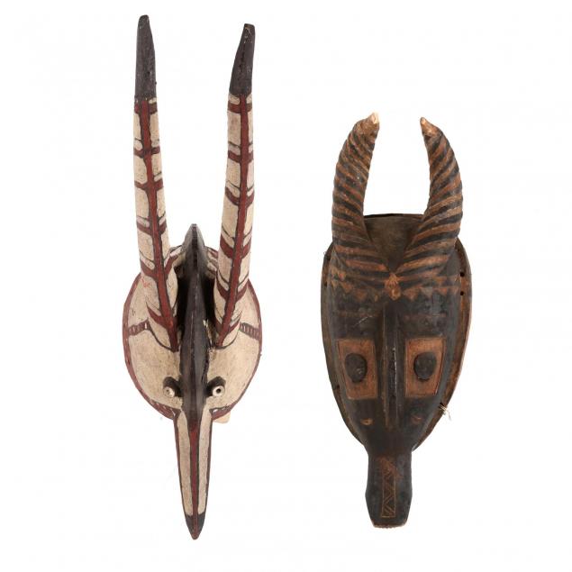 two-horned-african-masks