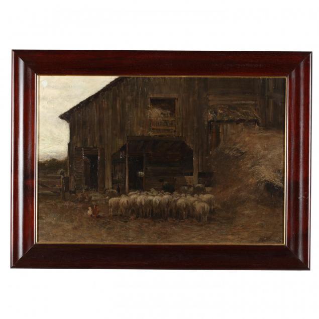 charles-paul-gruppe-ma-ny-1860-1940-barnyard-scene