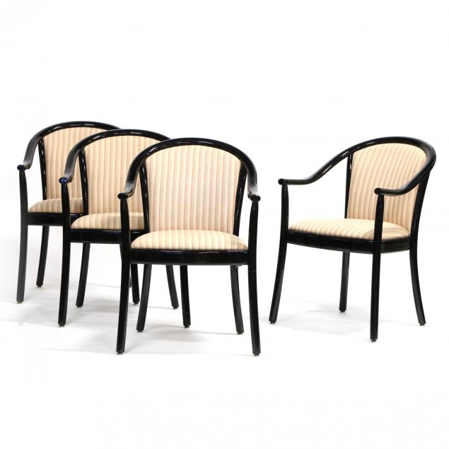 lowenstein-set-of-four-lacquered-arm-chairs