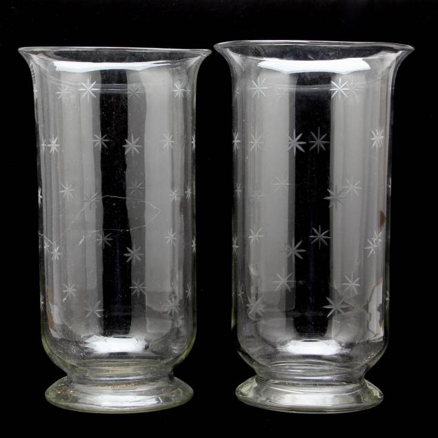 pair-of-cut-glass-hurricane-globes
