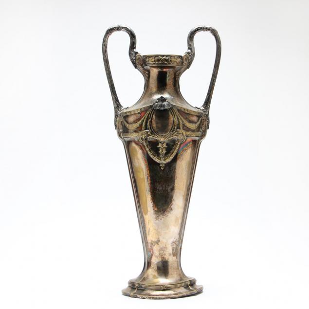 louis-xv-style-silverplate-double-handled-vase