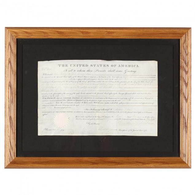 andrew-jackson-signed-ohio-land-grant