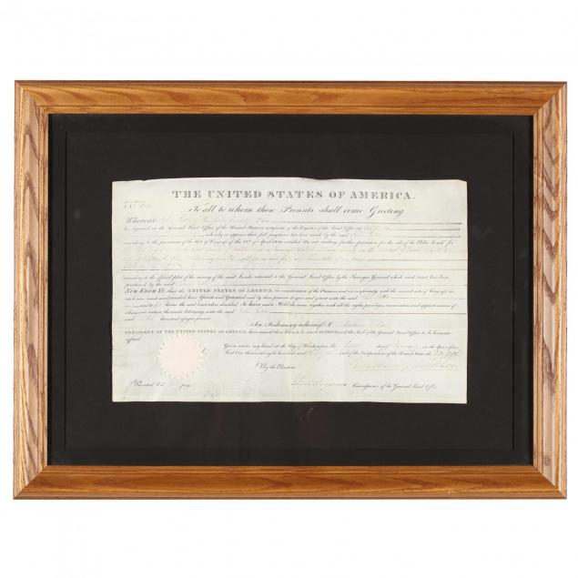 andrew-jackson-signed-ohio-land-grant