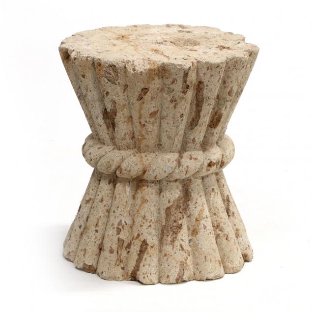 carved-stone-sheaf-of-wheat-stand