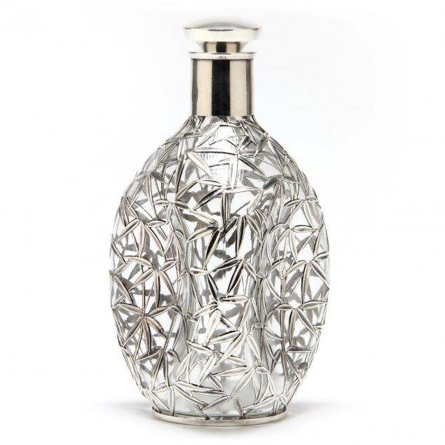 chinese-silver-overlay-pinch-bottle-decanter