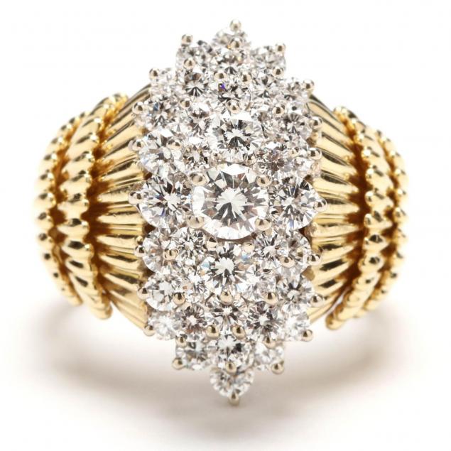 18kt-yellow-gold-and-diamond-cluster-ring