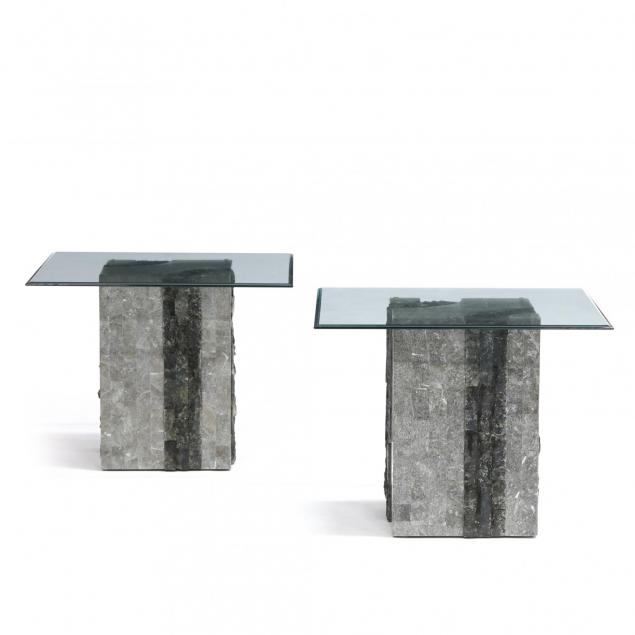 pair-of-modernist-stone-and-glass-side-tables