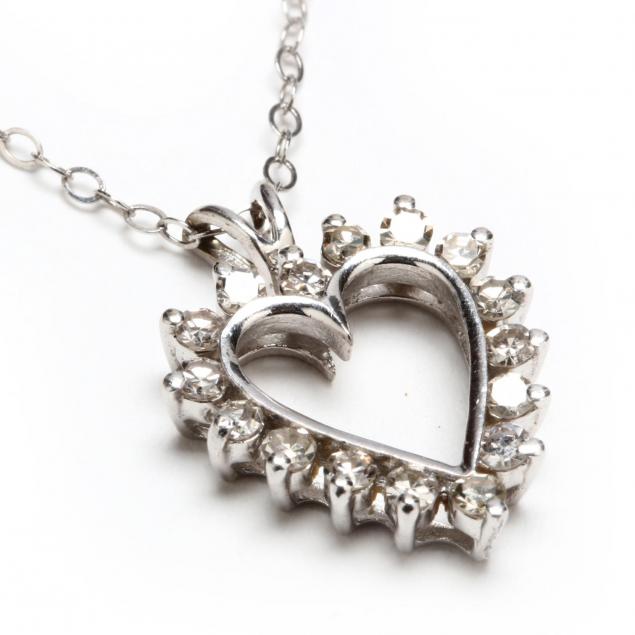 14kt-white-gold-and-diamond-heart-pendant-with-sterling-chain