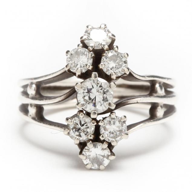 sterling-and-multi-stone-diamond-ring
