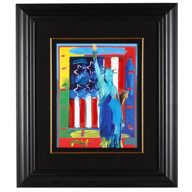 peter-max-american-german-b-1937-i-full-liberty-with-flag-i