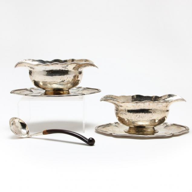 pair-of-peruvian-silver-sauce-boats-with-ladle