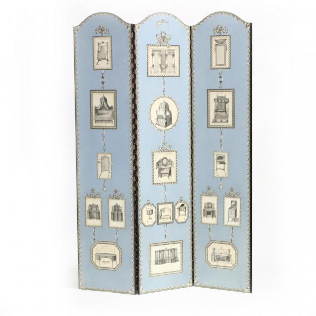 italian-floor-screen-in-the-manor-of-piero-fornasetti