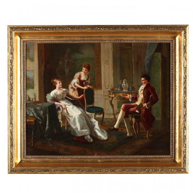 louis-augustus-sargent-british-1881-1965-a-french-salon