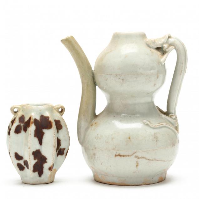 chinese-ewer-and-small-pot-with-handles