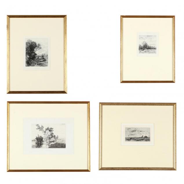 group-of-4-19th-century-french-and-english-landscapes-creswick-and-jacque