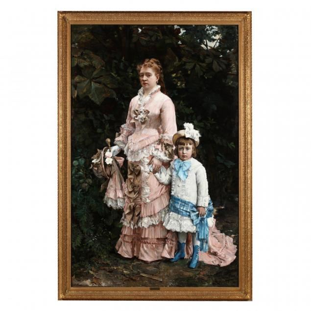 leon-francoise-comerre-french-1850-1916-la-promenade-du-dimanche