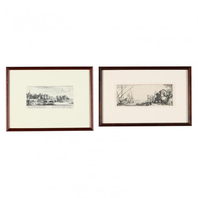 two-early-french-port-views-callot-and-silvestre