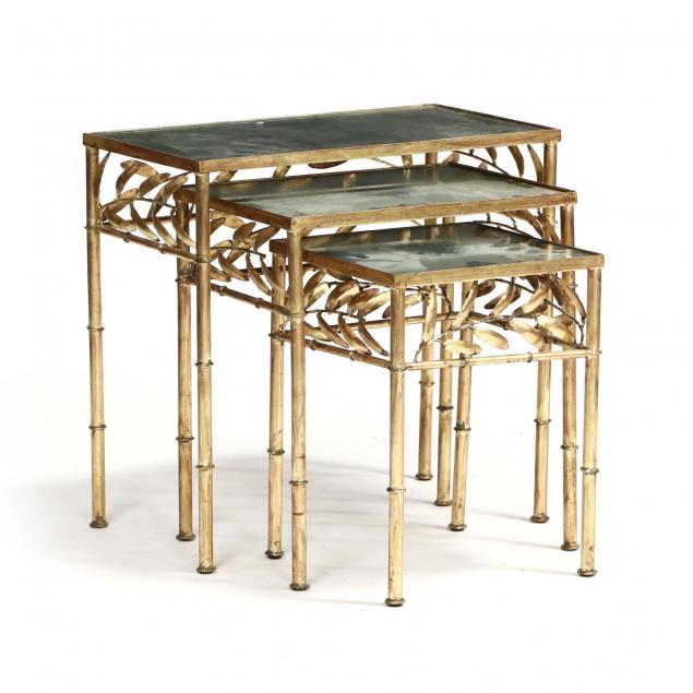 set-of-three-gilt-metal-faux-bamboo-nesting-tables