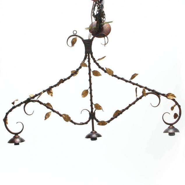 unusual-mixed-metal-hanging-lamp
