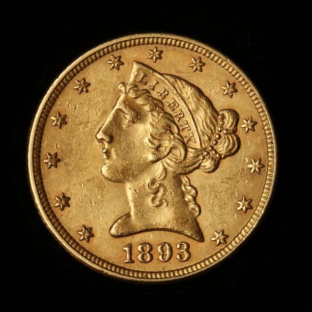 1893-5-gold-liberty-head-half-eagle
