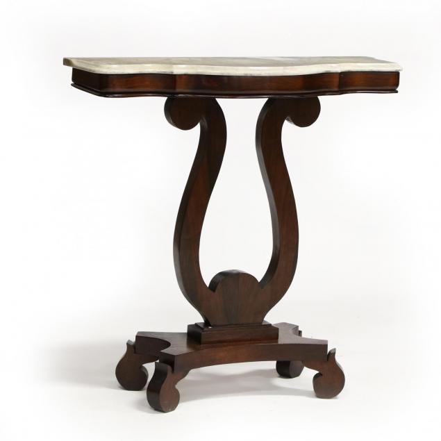 american-empire-lyre-base-hall-table