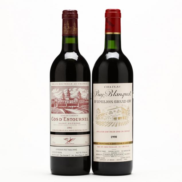 1992-chateau-cos-d-estournel-1990-chateau-puy-blanquet