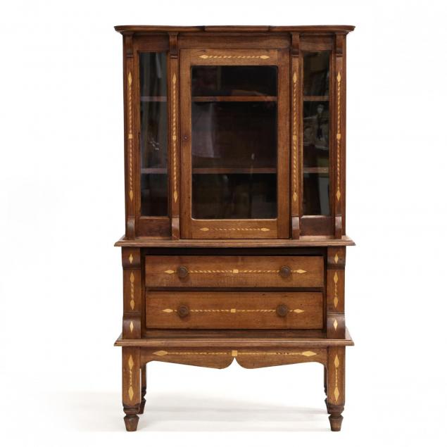 american-folky-inlaid-display-cabinet