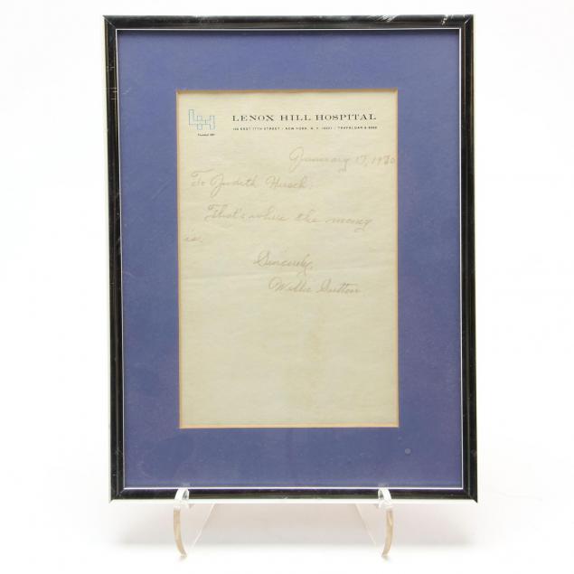 willie-sutton-autographed-letter-signed