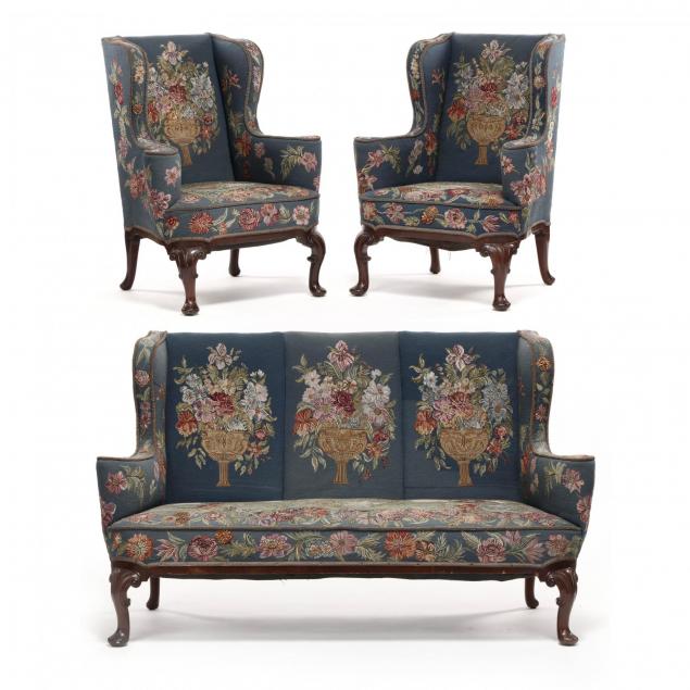 queen-anne-style-three-piece-upholstered-parlor-set