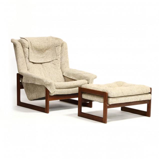 swedish-modern-chair-and-ottoman