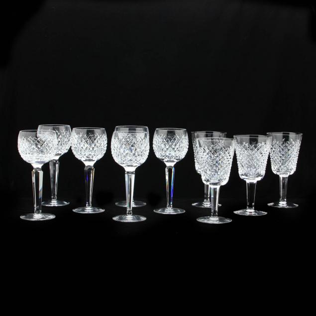 waterford-ten-pieces-of-stemware