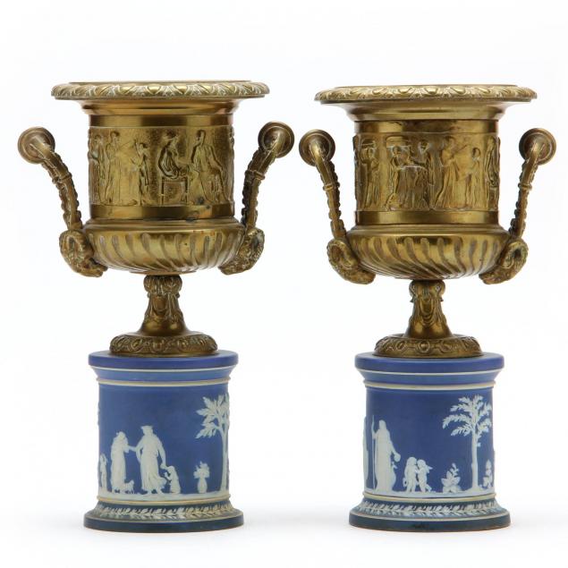 pair-of-wedgwood-jasperware-brass-neoclassical-urns
