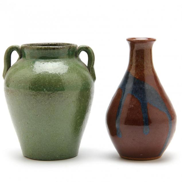 two-art-pottery-vases