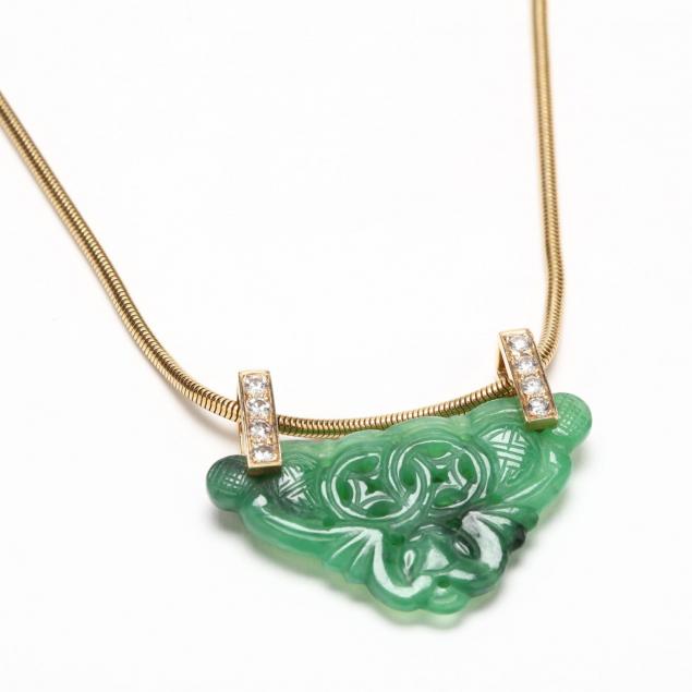 14kt-gold-jade-and-diamond-necklace