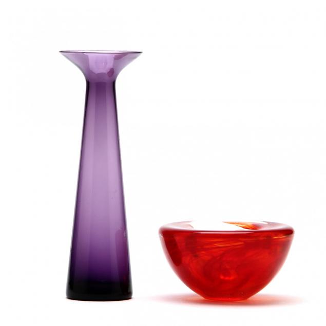 two-pieces-of-modern-art-glass