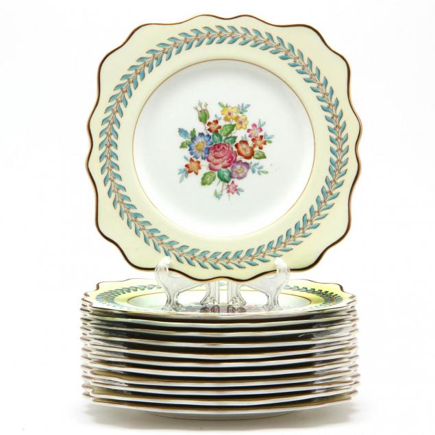 set-of-twelve-wedgwood-woodstock-pattern-plates